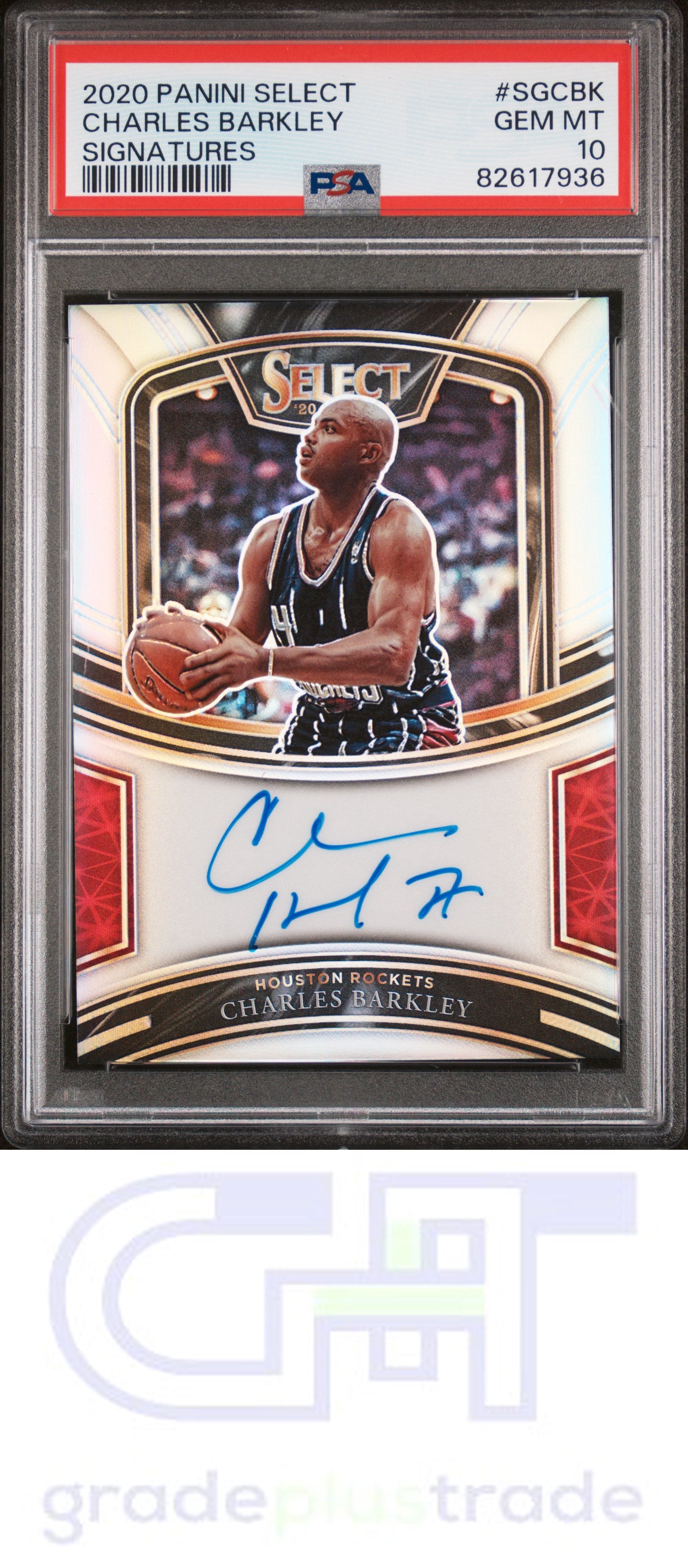 2020 Panini Select Signatures #SGCBK Signatures Charles Barkley /49 PSA 10