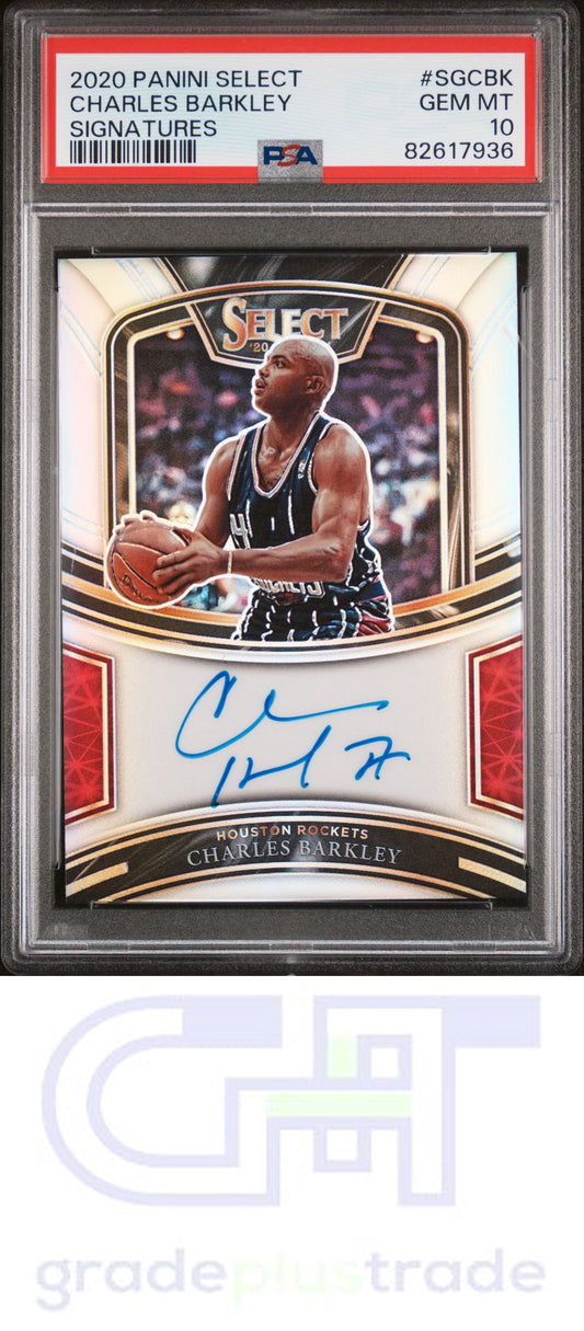 2020 Panini Select Signatures #SGCBK Signatures Charles Barkley /49 PSA 10