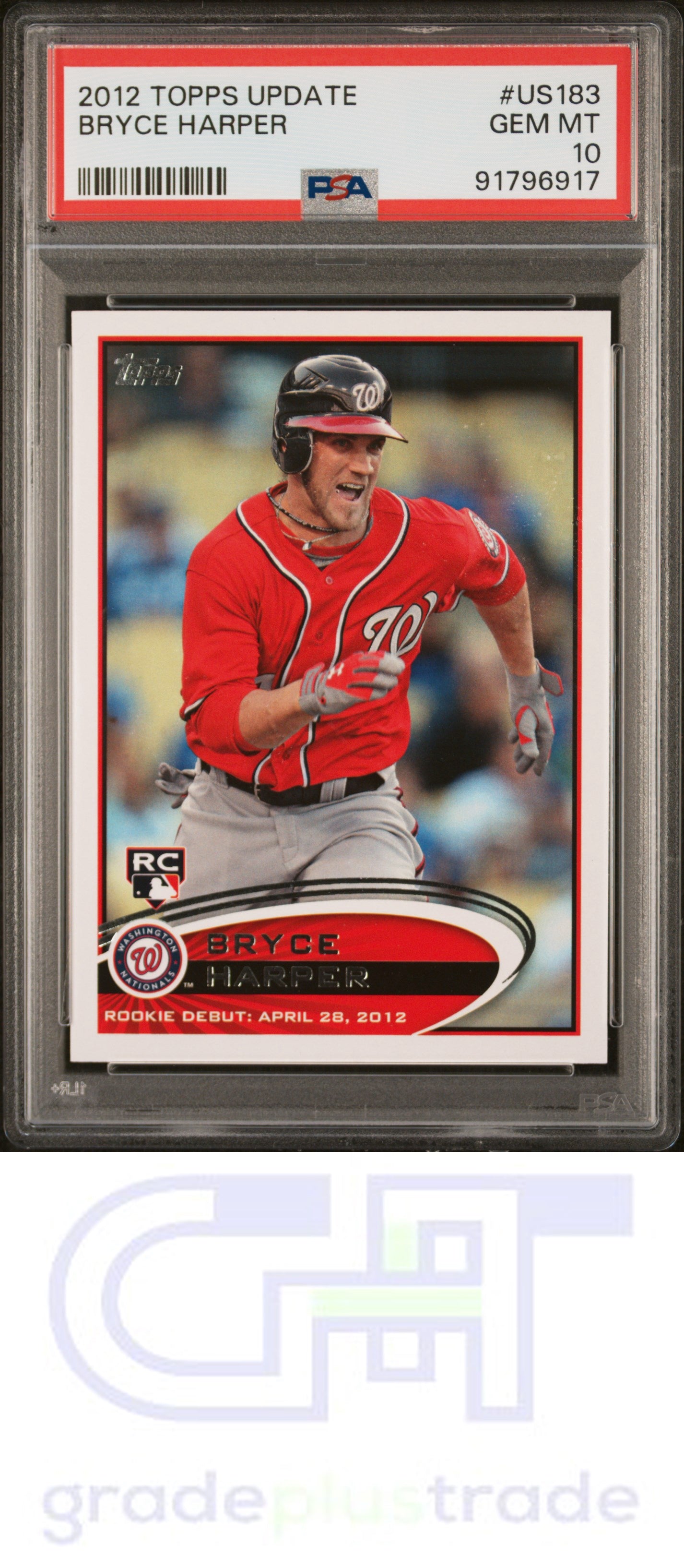 2012 Topps Update #US183 Bryce Harper RC PSA 10