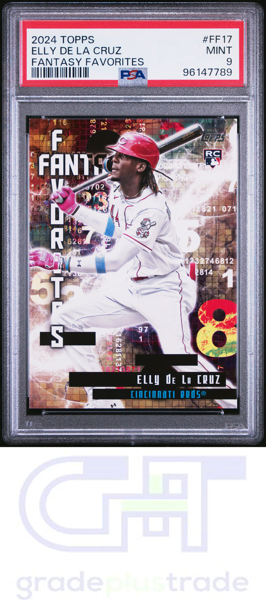 2024 Topps Fantasy Favorites #FF17 Elly De La Cruz RC PSA 9