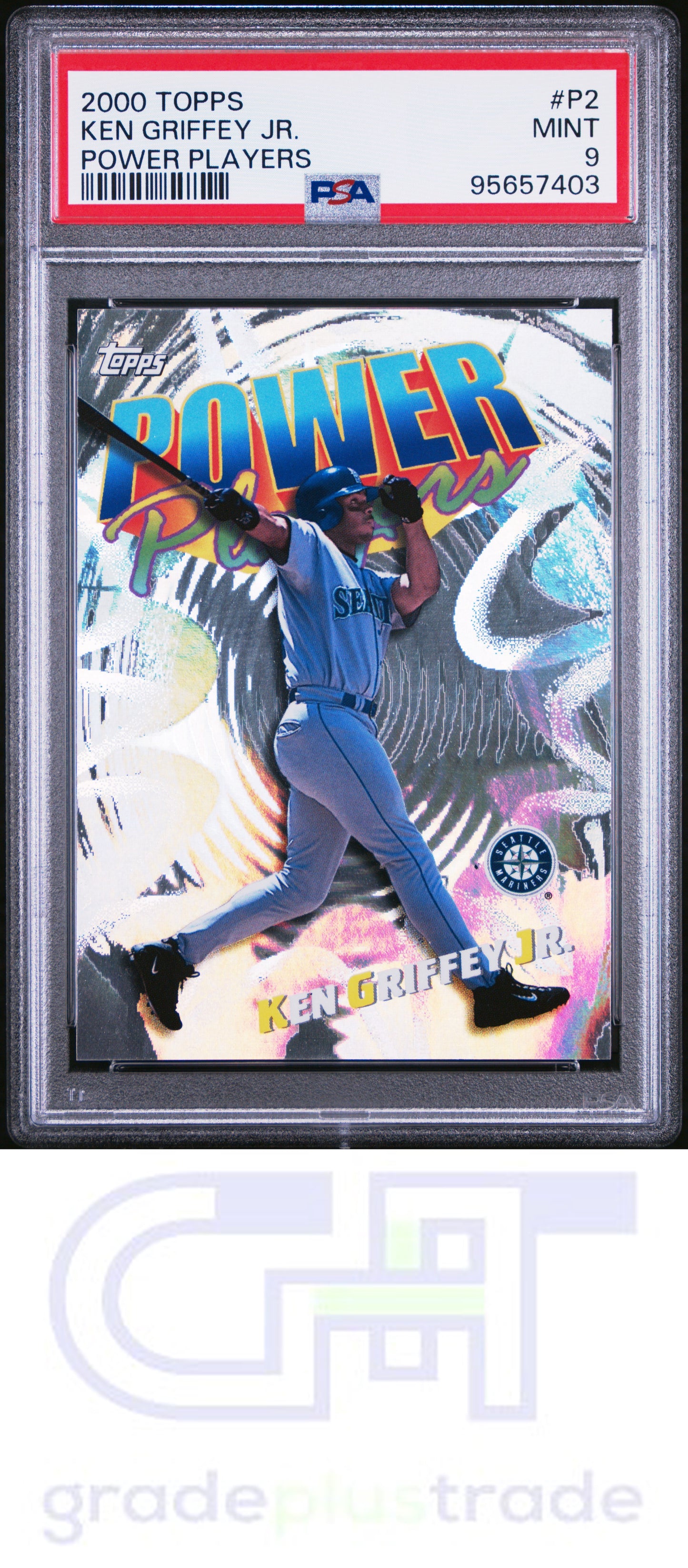 2000 Topps Power Players #P2 Power Players Ken Griffey Jr. PSA 9