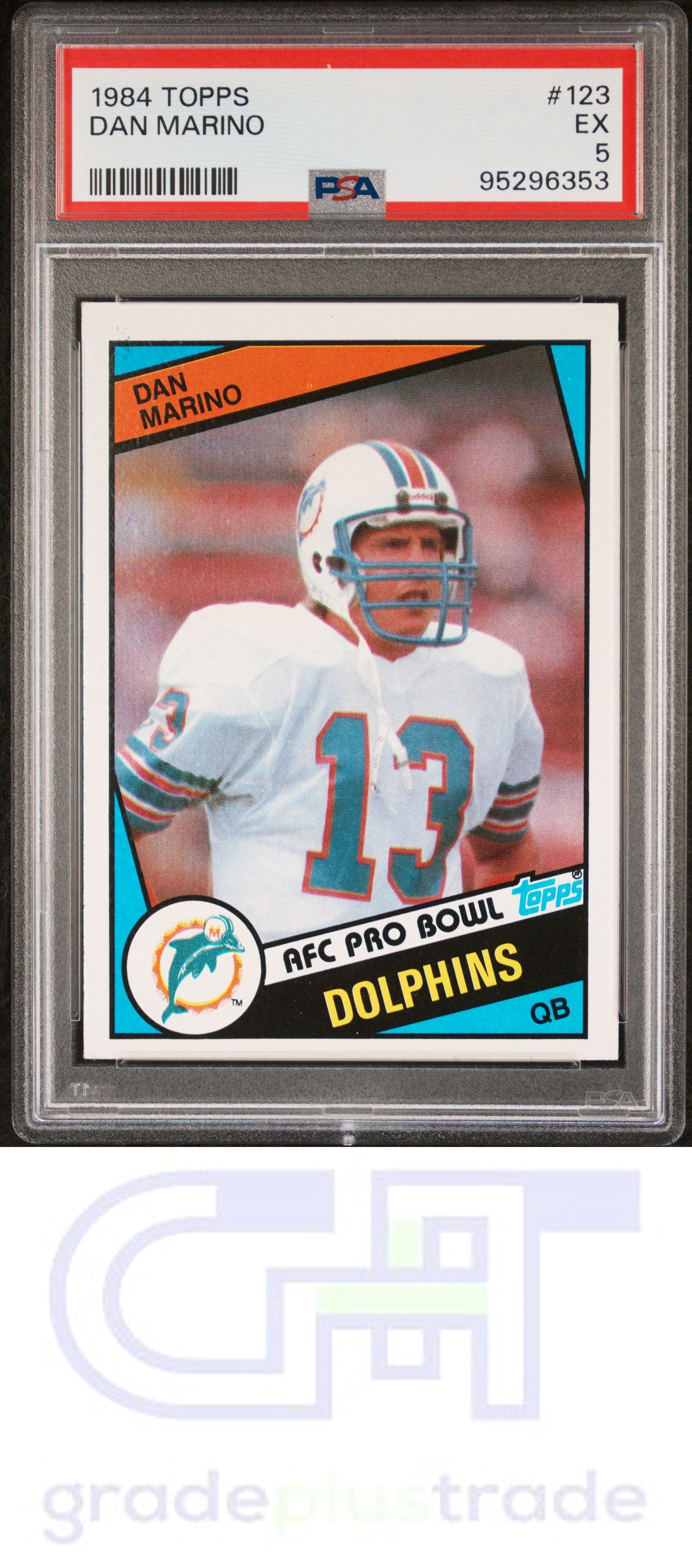 1984 Topps #123 Dan Marino RC PSA 5