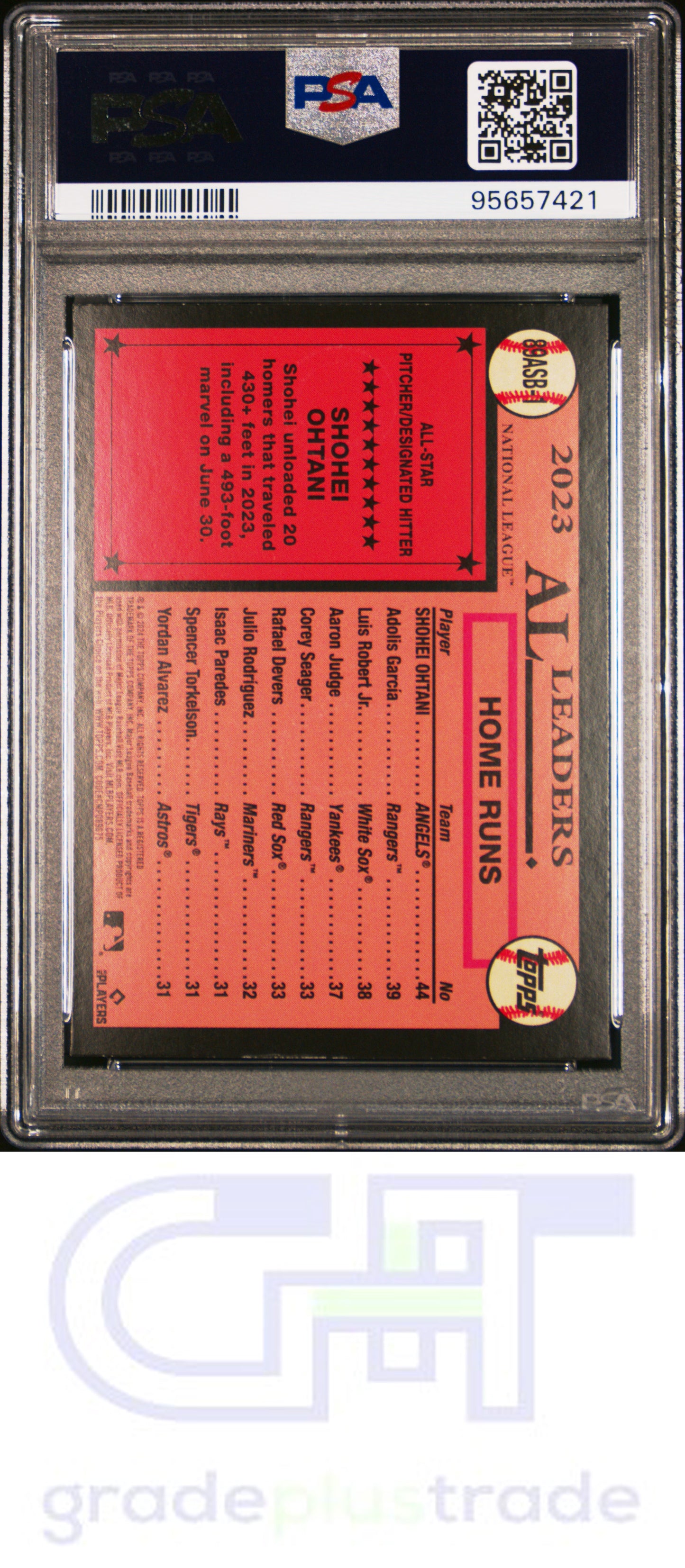 2024 Topps 1989 Topps Baseball All-Star #1 All-Star-Foil Shohei Ohtani PSA 8