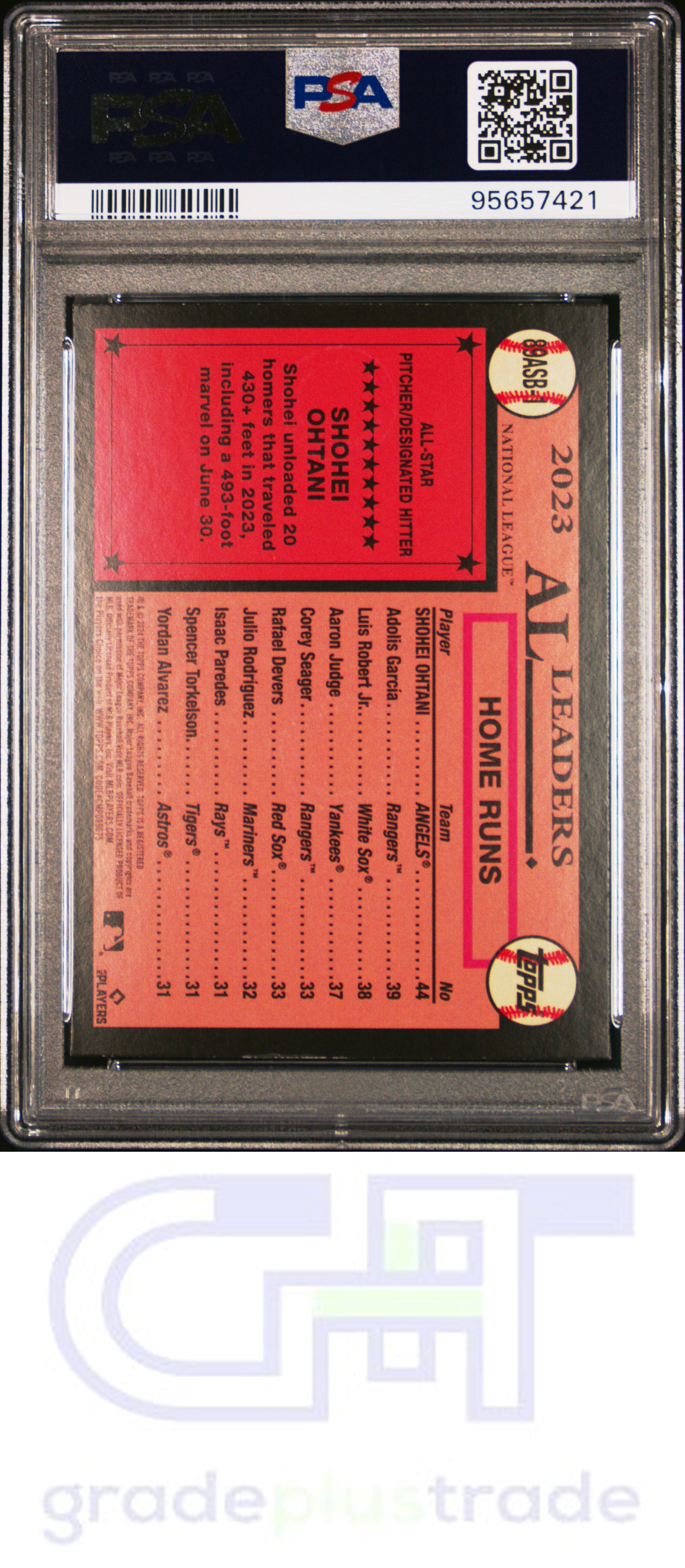 2024 Topps 1989 Topps Baseball All-Star #1 All-Star-Foil Shohei Ohtani PSA 8