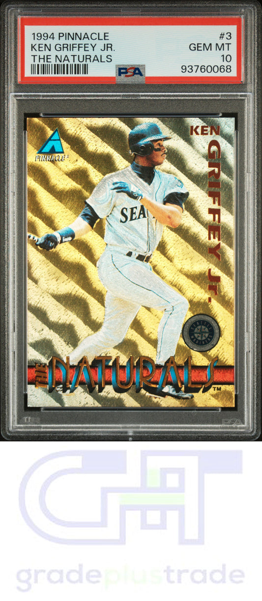 1994 Pinnacle The Naturals #3 Ken Griffey Jr. PSA 10