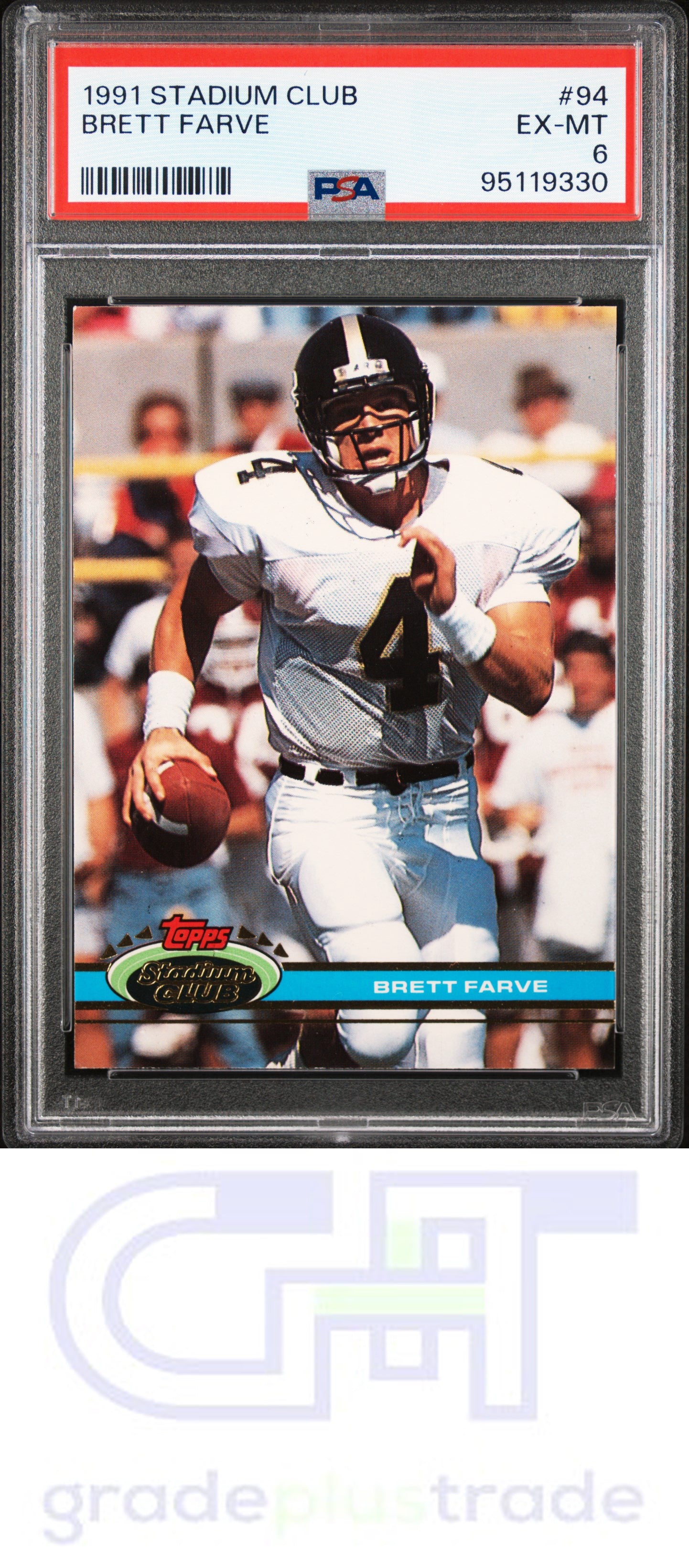 1991 Stadium Club #94 Brett Farve PSA 6