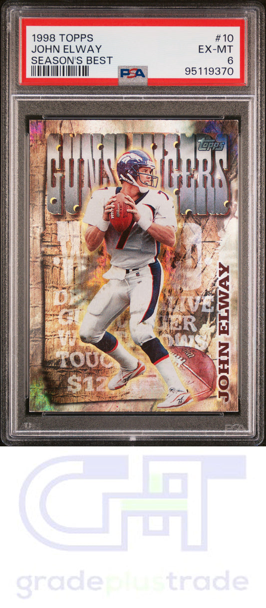 1998 Topps Season'S Best #10 Season'S Best John Elway PSA 6