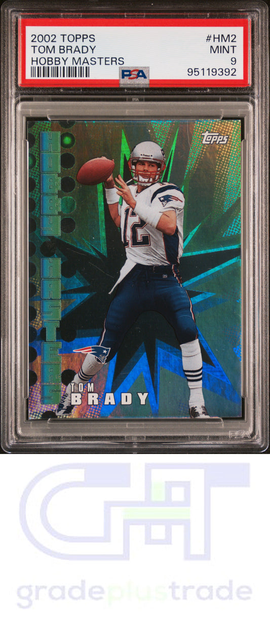 2002 Topps Hobby Masters #HM2 Tom Brady PSA 9