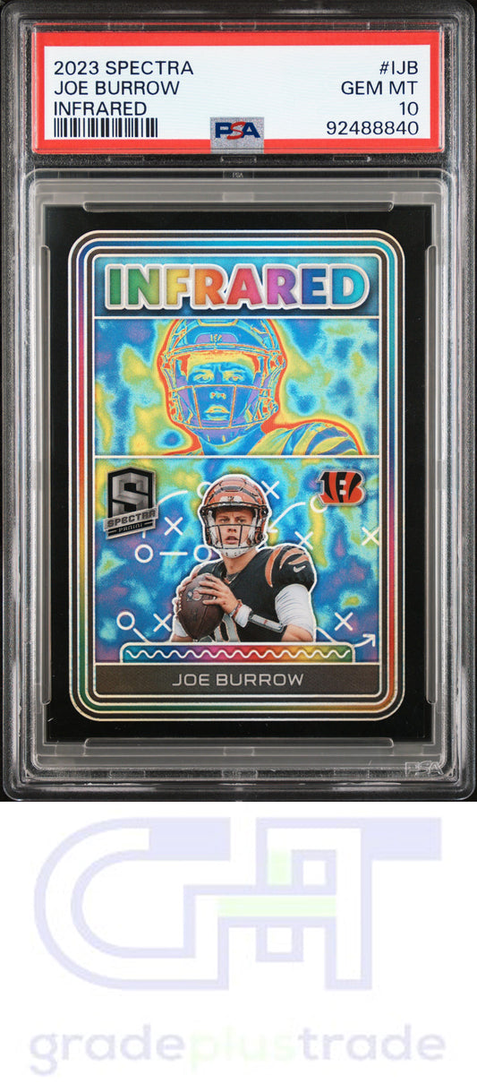 2023 Panini Spectra Infrared #IJB Joe Burrow #'d /99 PSA 10 GEM MINT