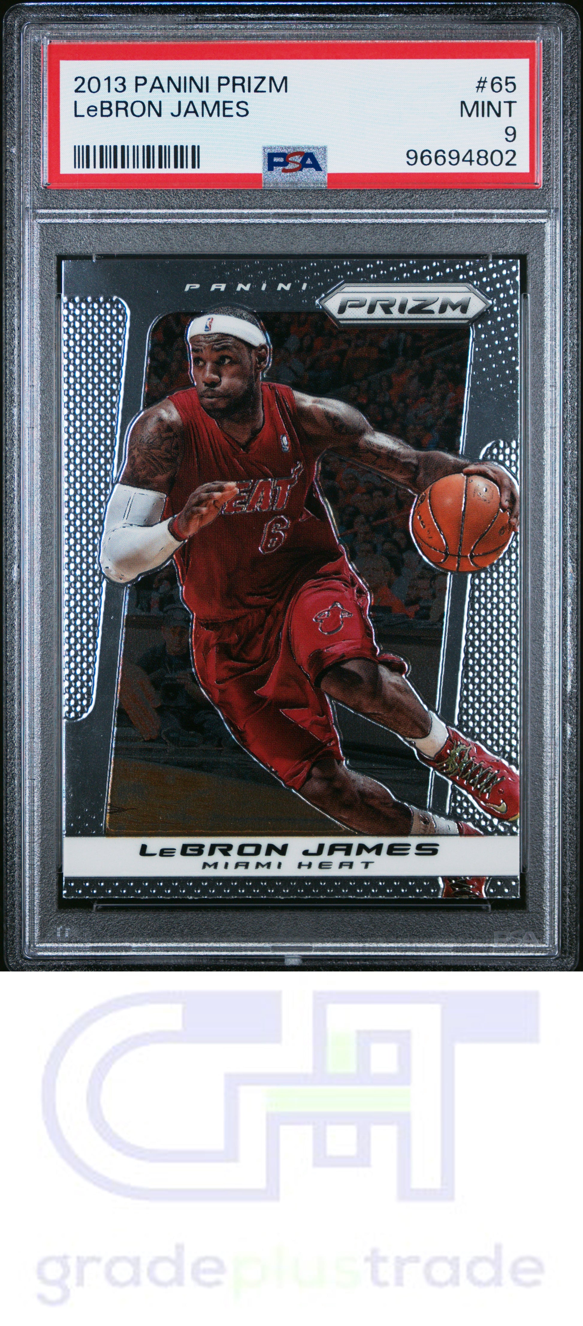 2013 Panini Prizm #65 Lebron James PSA 9