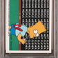 1990 Topps Simpsons Stickers #4 Sticker Bart Simpson PSA 9 MINT