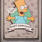 1990 Topps Simpsons Stickers #4 Sticker Bart Simpson PSA 9 MINT