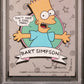 1990 Topps Simpsons Stickers #4 Sticker Bart Simpson PSA 9