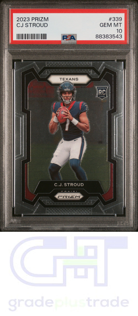 2023 Panini Prizm #339 Cj Stroud RC PSA 10