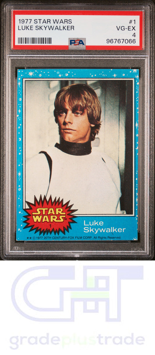 1977 Star Wars #1 Luke Skywalker PSA 4