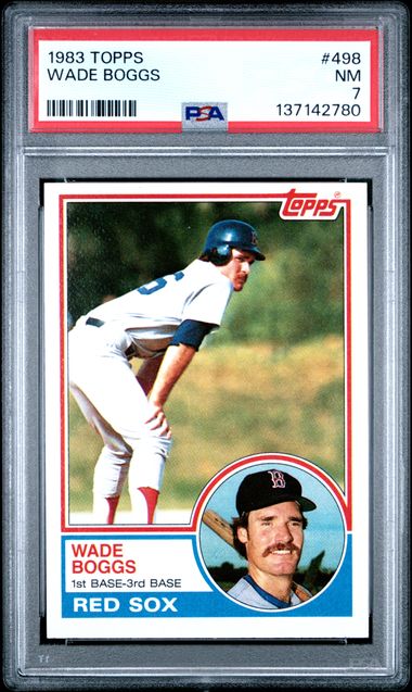 1983 Topps Ware Boggs RC PSA 7