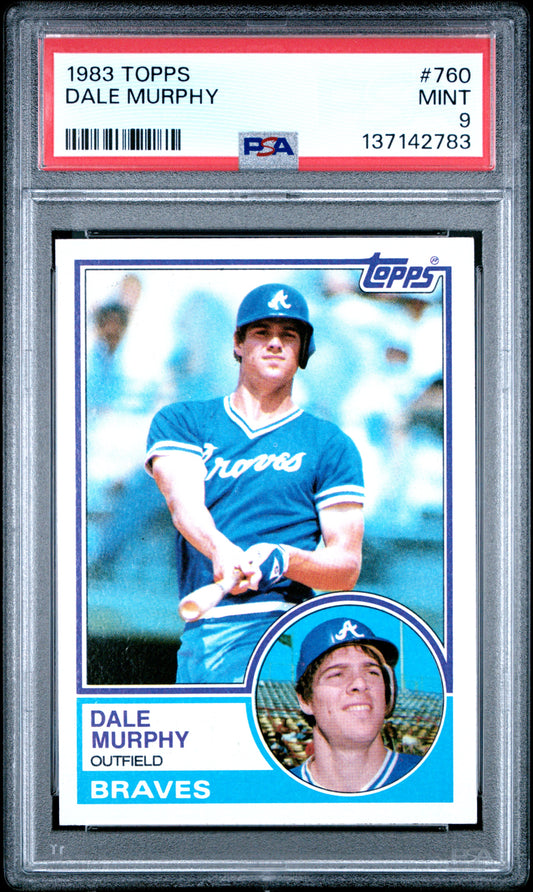 1983 Topps Dale Murphy PSA 9