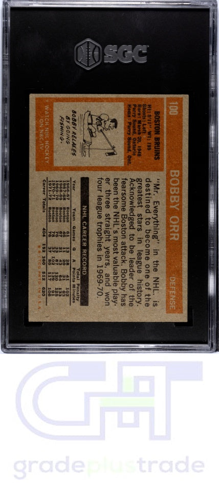 1972-73 Topps #100 Bobby Orr SGC 5