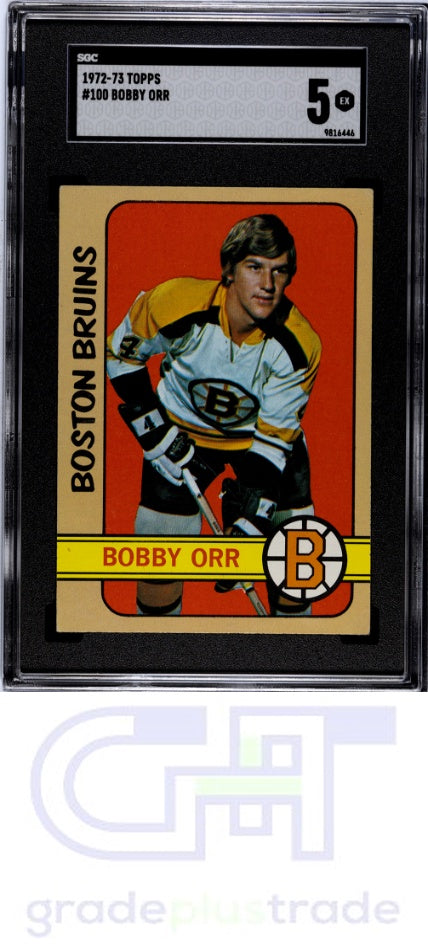 1972-73 Topps #100 Bobby Orr SGC 5