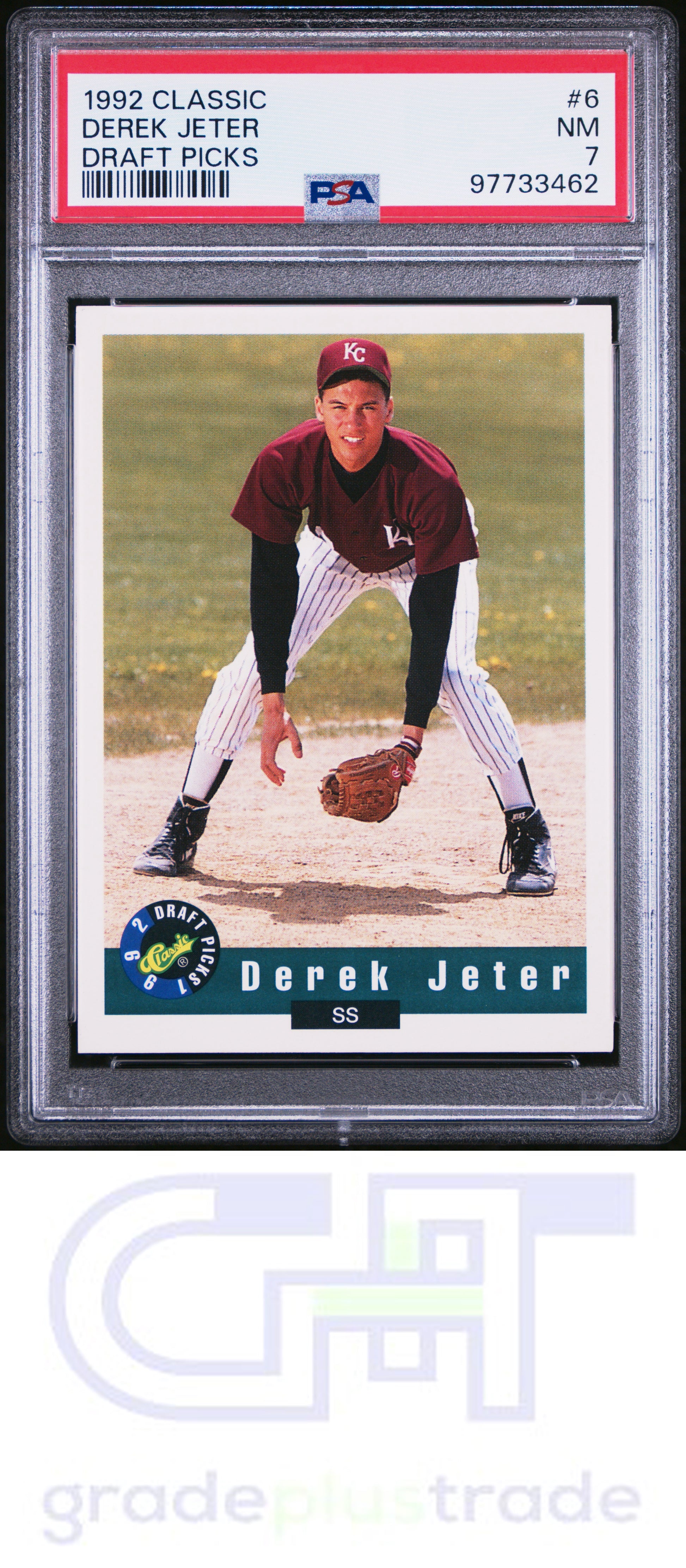 1992 Classic Draft Picks #6 Derek Jeter XRC PSA 7