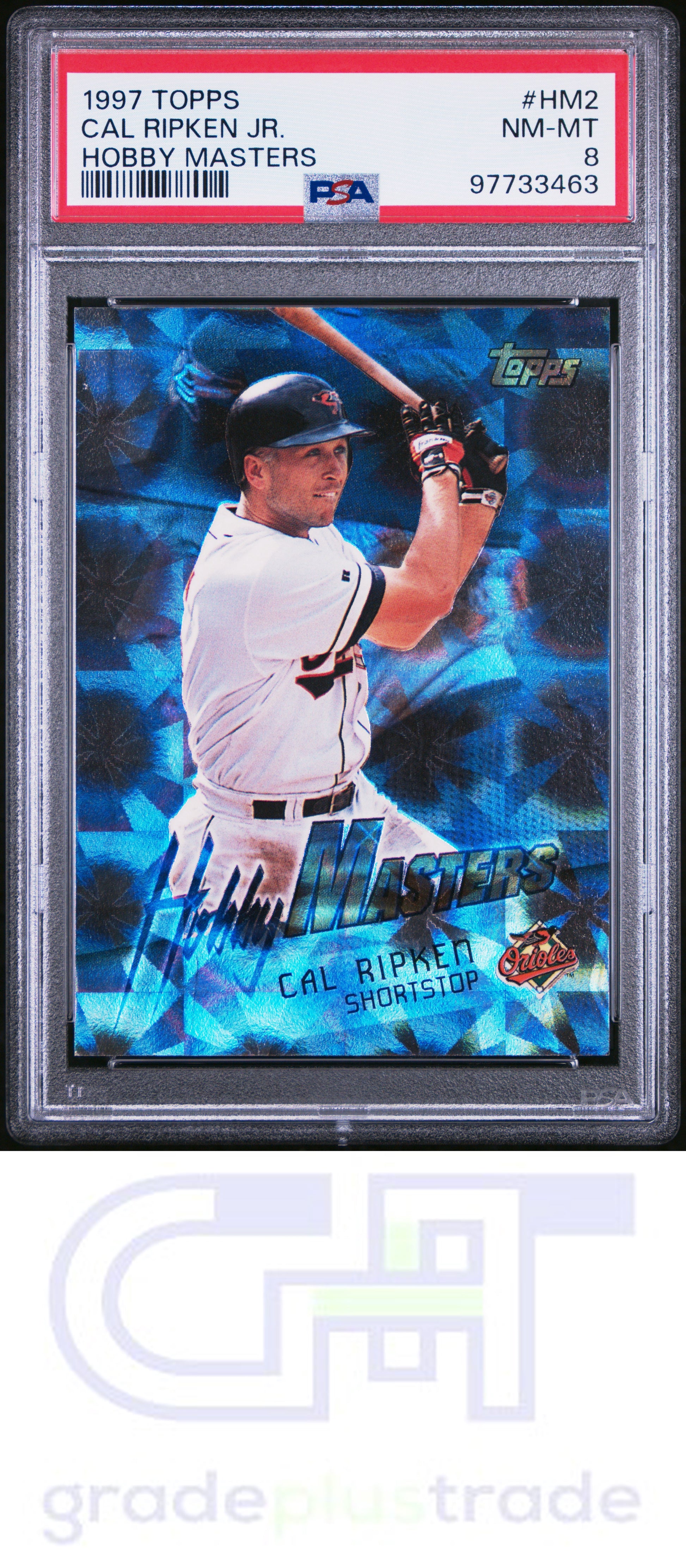 1997 Topps Hobby Masters #HM2 Cal Ripken Jr. PSA 8