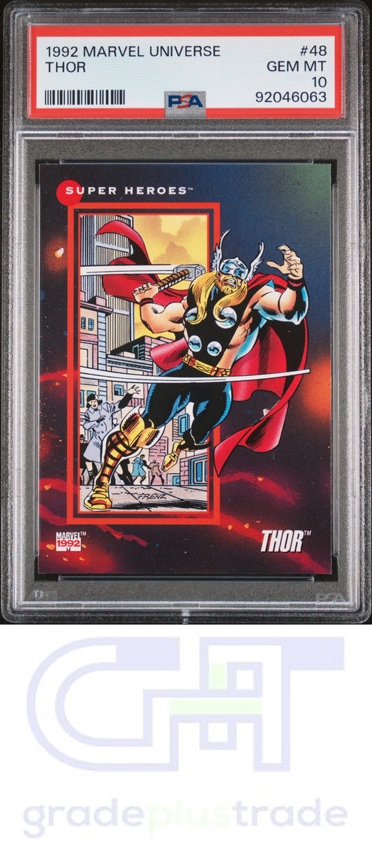 1992 Marvel Universe #48 Thor PSA 10