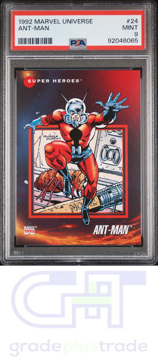 1992 Marvel Universe #24 Ant-Man PSA 9