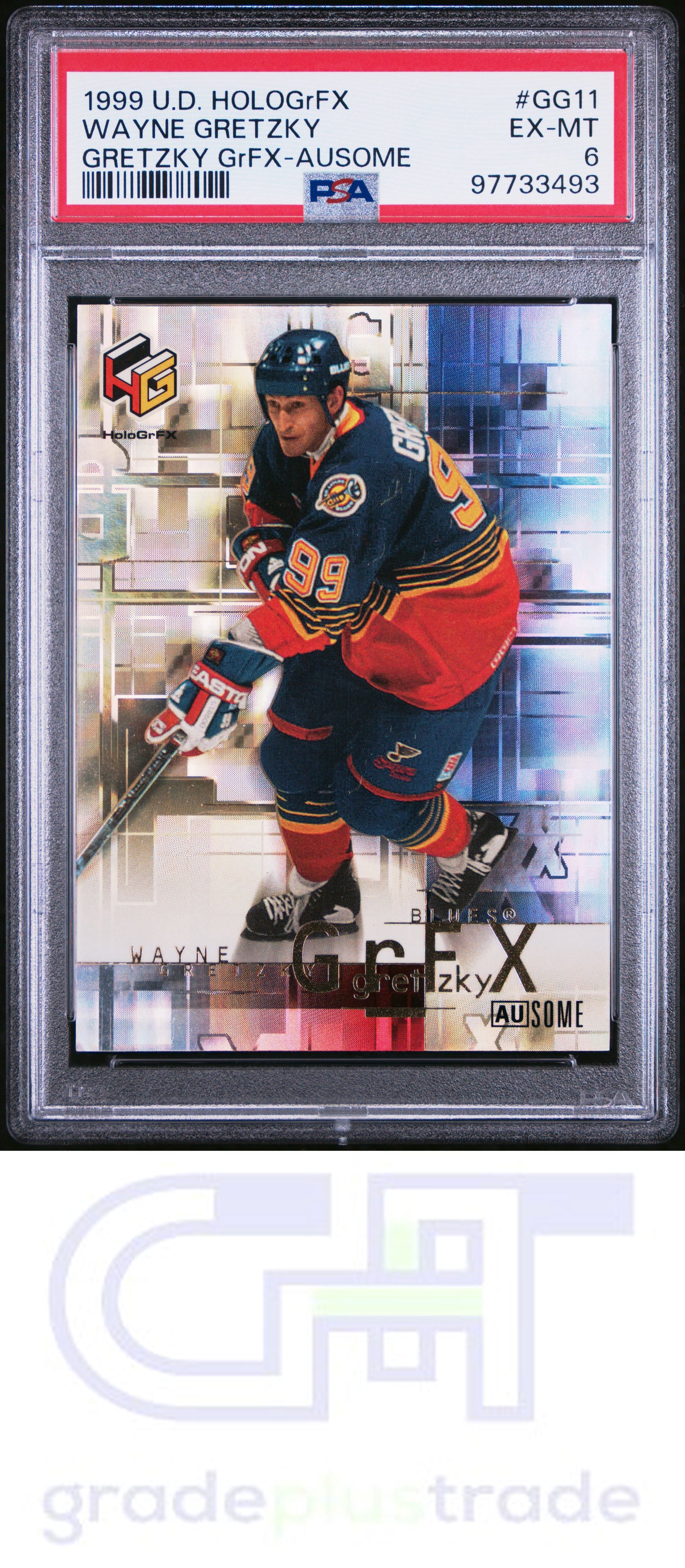 1999 Upper Deck Hologrfx Grfx #GG11 Ausome Wayne Gretzky PSA 6