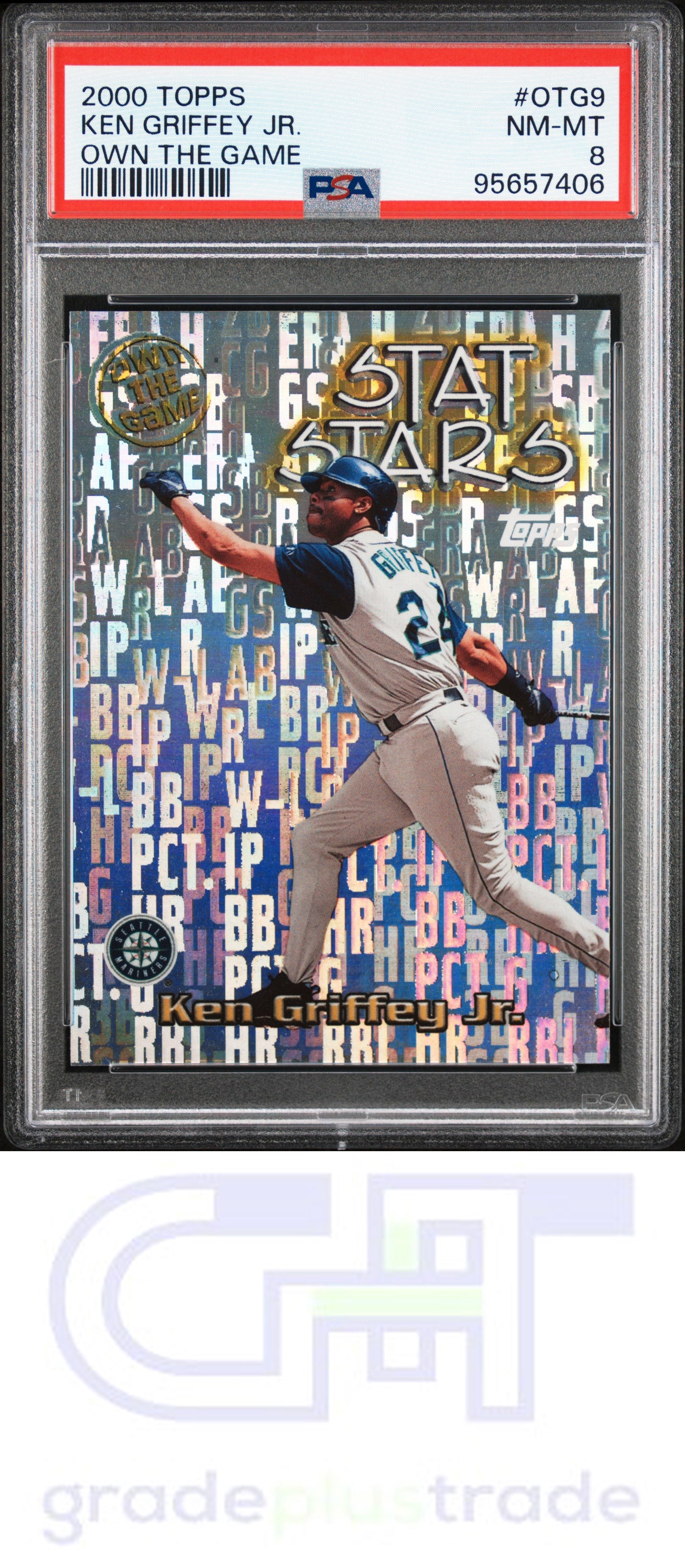 2000 Topps Own The Game #OTG9 Ken Griffey Jr. PSA 8