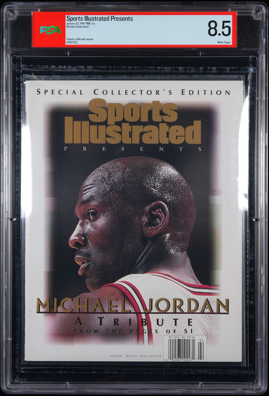 TIME, INC. SPORTS ILLUSTRATED PRESENTS JANUARY 20, 1999 MICHAEL JORDAN PSA 8.5