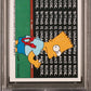 1990 Topps Simpsons Stickers #1 Sticker Bartman PSA 8