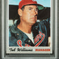 1970 Topps #211 Ted Williams PSA 8 NM-MT