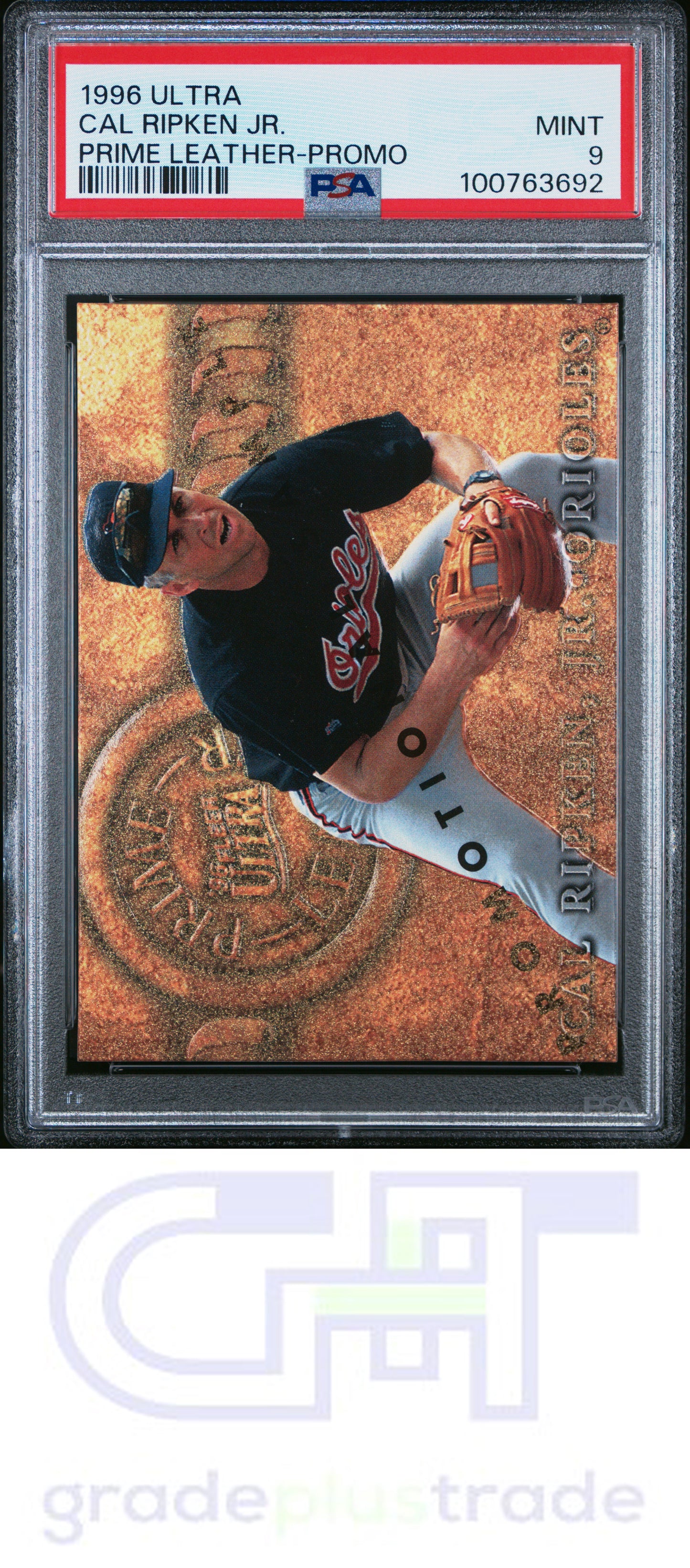 1996 Ultra Prime Leather #Promo Cal Ripken Jr. PSA 9 MINT