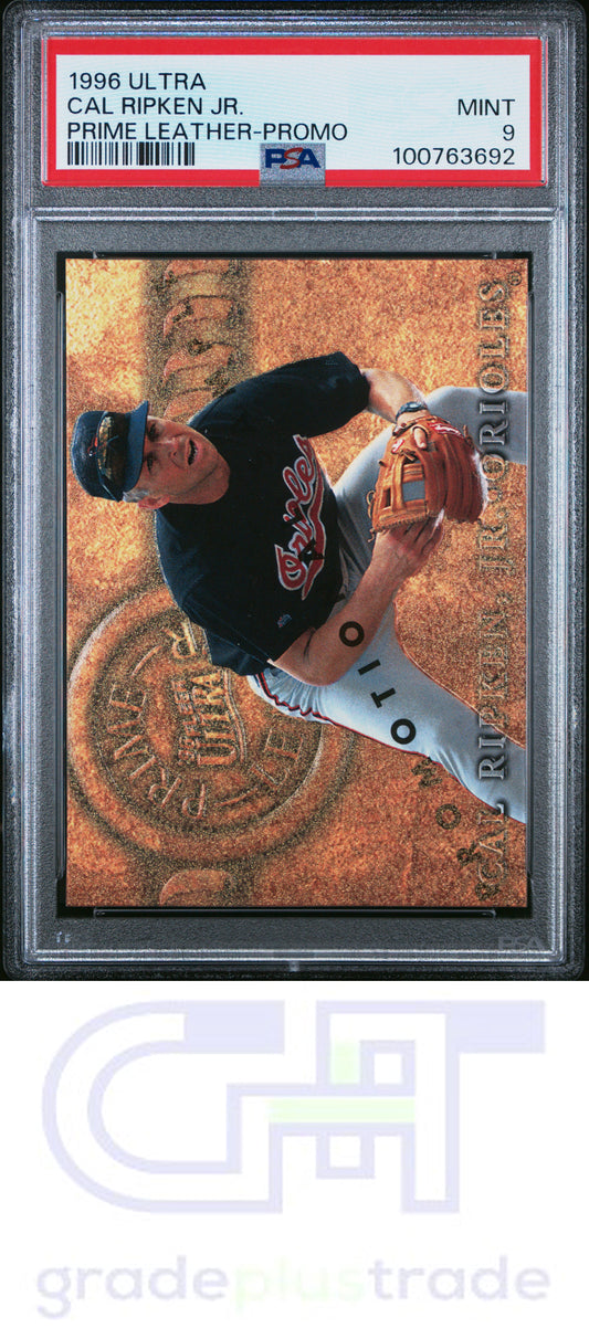 1996 Ultra Prime Leather #Promo Cal Ripken Jr. PSA 9 MINT