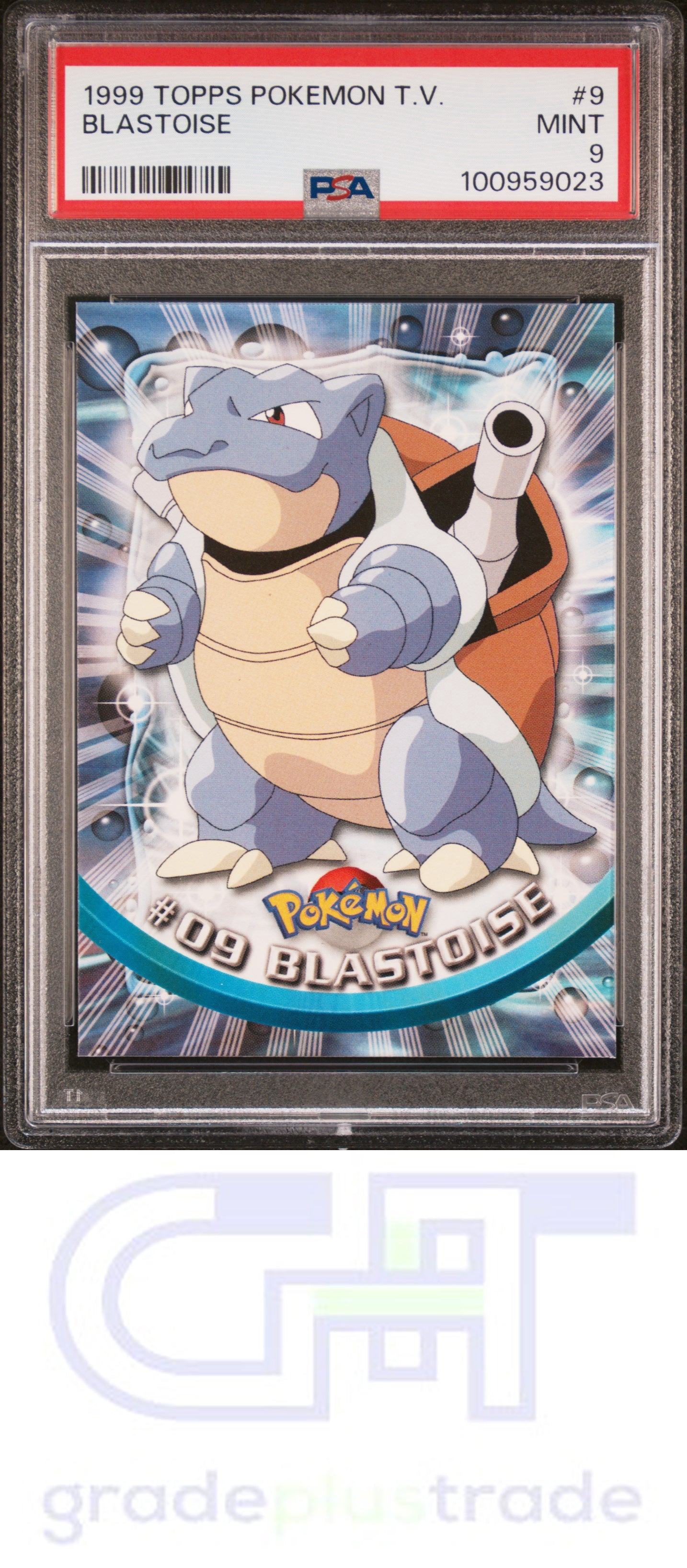 1999 Topps Pokemon Tv #9 Blastoise PSA 9