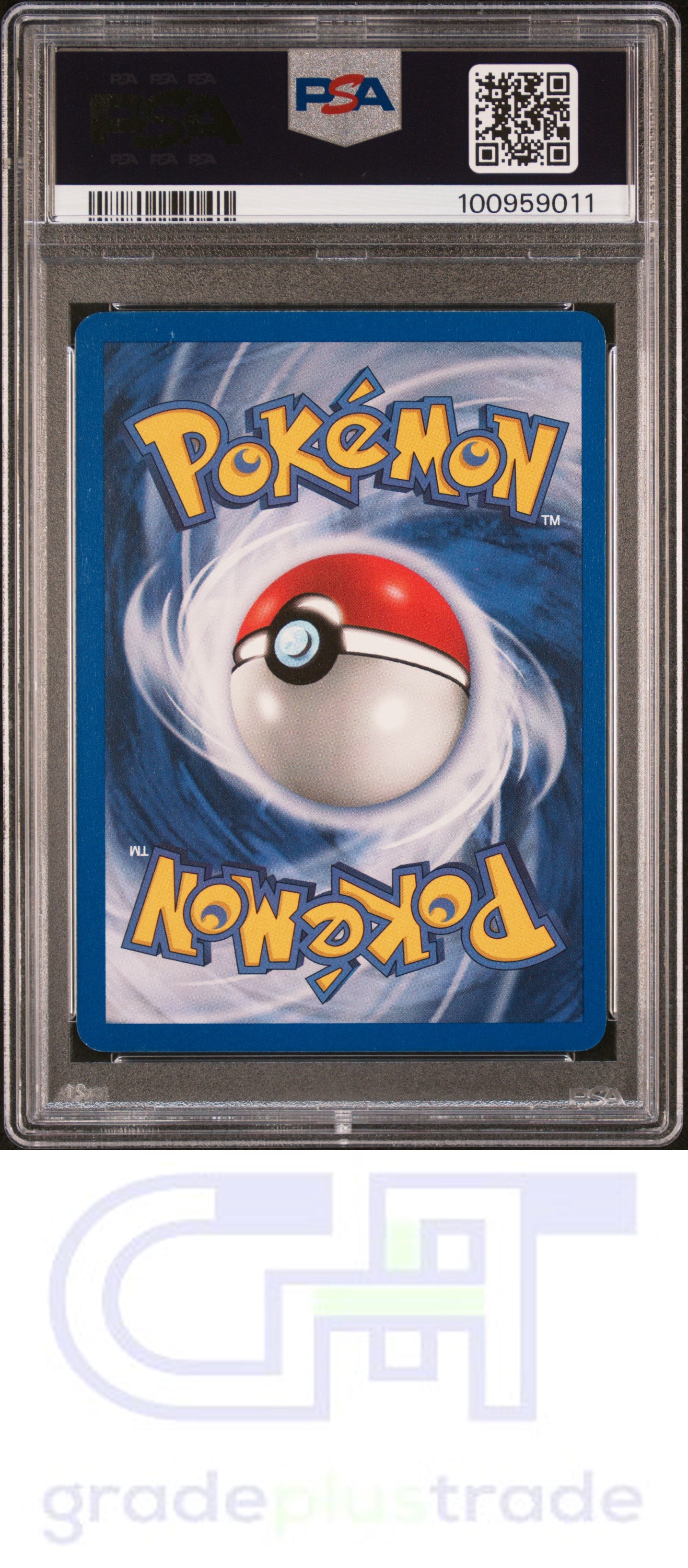 2000 Pokemon Game Promo #17 Nintendo Magazine-60 Hp Dark Persian-Holo PSA 8