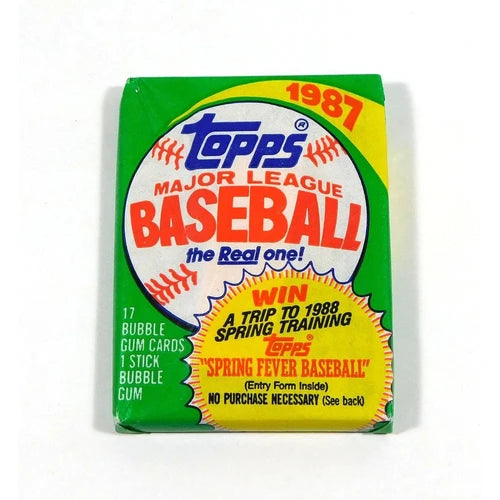 1987 Topps Baseball Pack