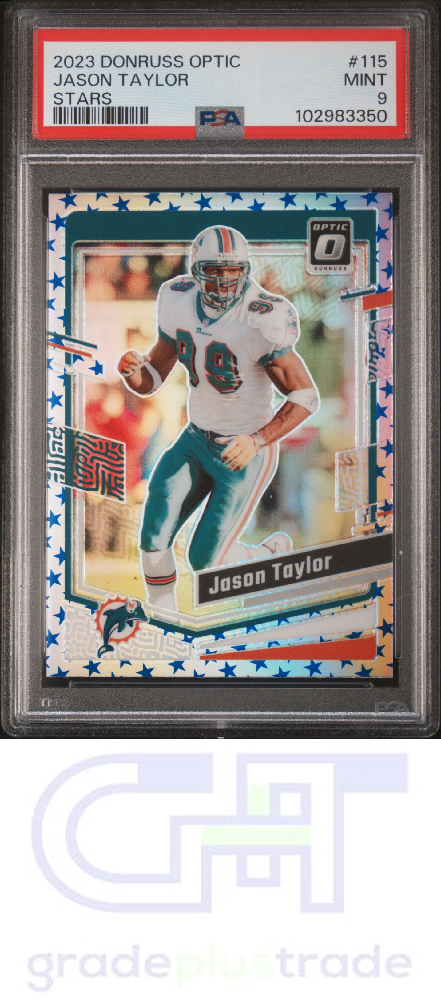 2023 Panini Donruss Optic #115 Stars Jason Taylor PSA 9