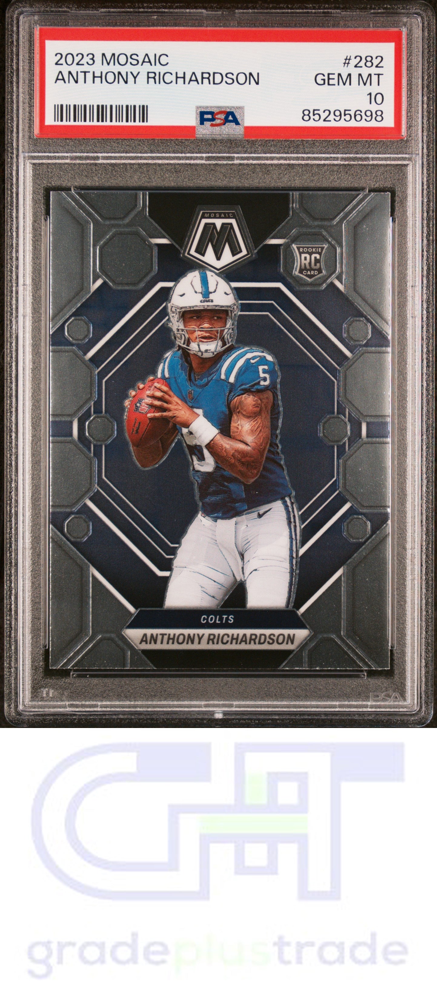 2023 Panini Mosaic #282 Anthony Richardson PSA 10