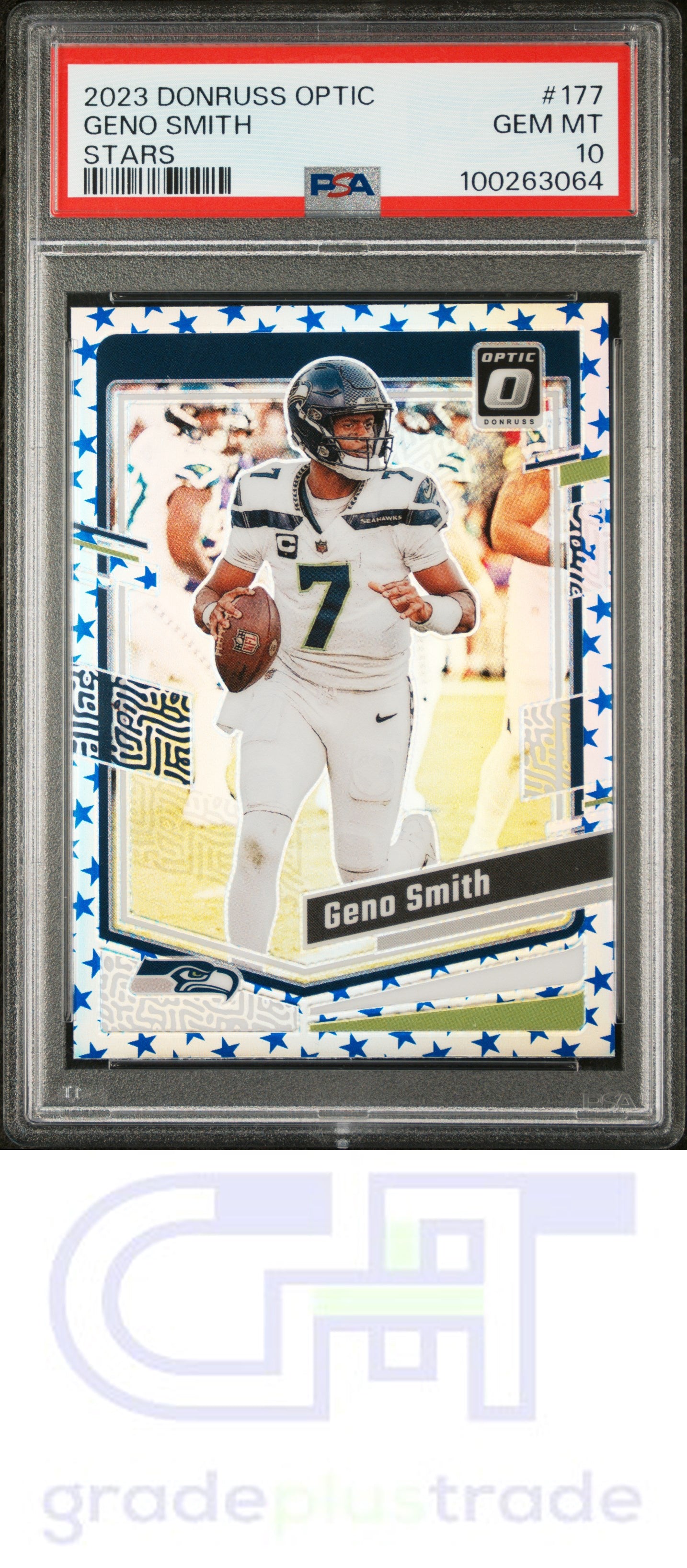 2023 Panini Donruss Optic #177 Stars Geno Smith PSA 10