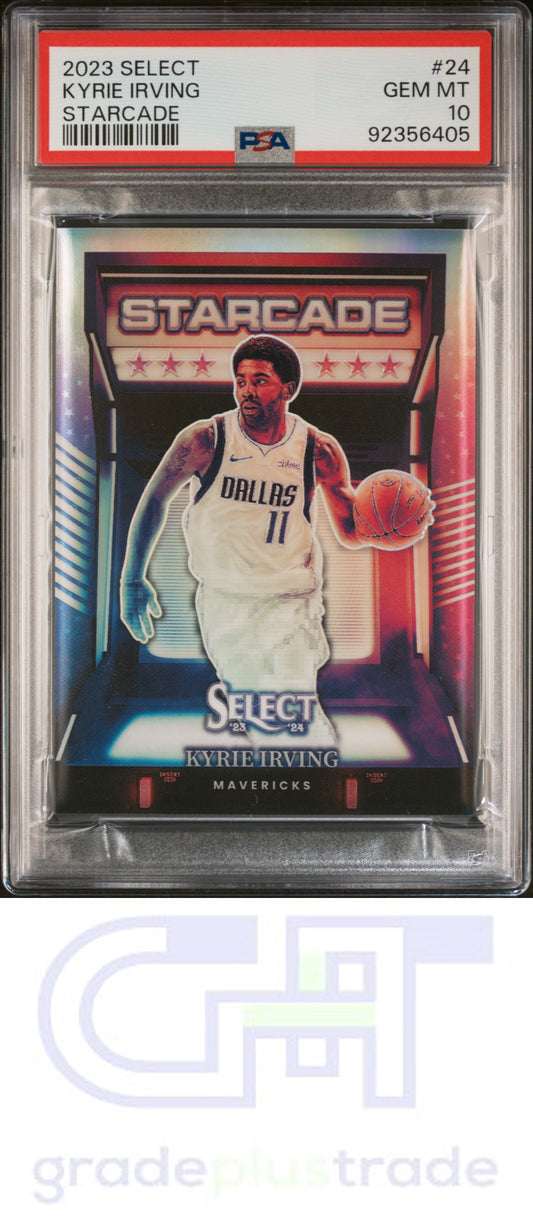 2023 Panini Select Starcade #24 Starcade Kyrie Irving PSA 10