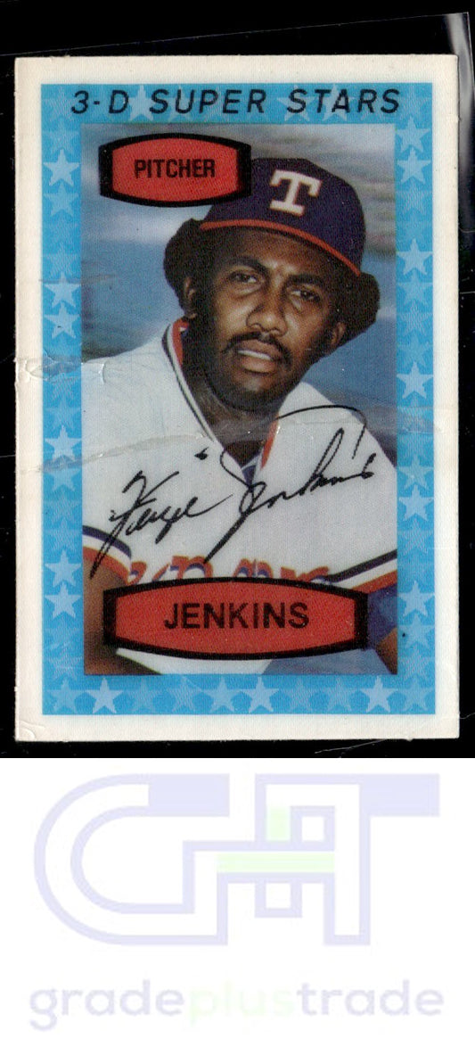 1975 Kellogg's 3-D Super Stars #22 Fergie Jenkins