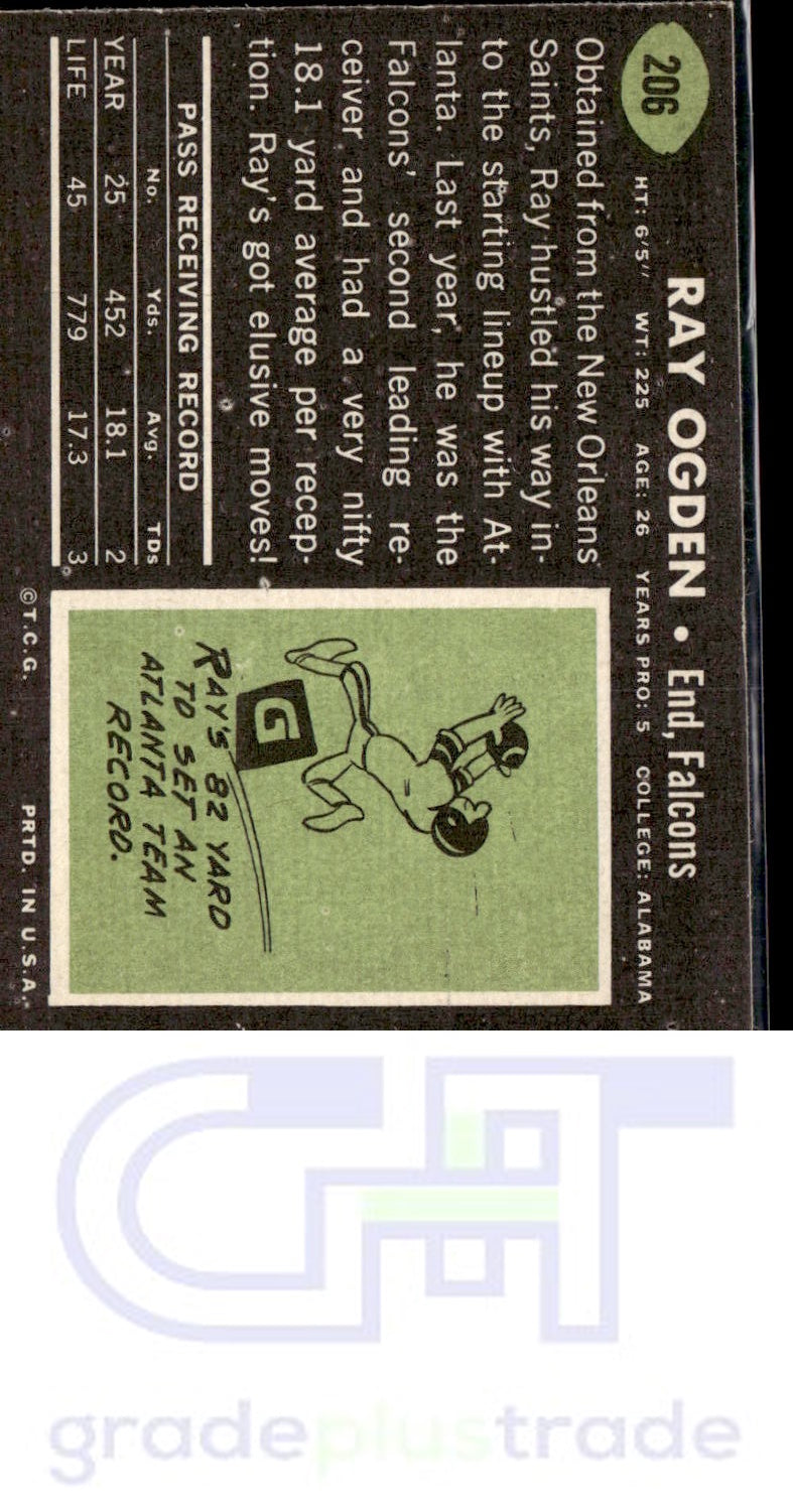 1969 Topps #206 Ray Ogden
