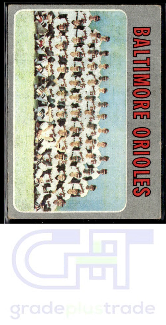 1970 Topps #387 Baltimore Orioles