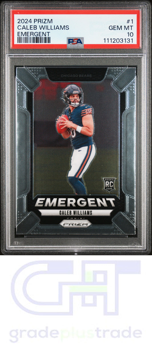 2024 Panini Prizm Emergent #1 Caleb Williams RC PSA 10