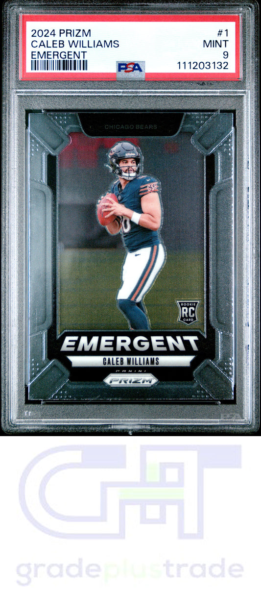 2024 Panini Prizm Emergent #1 Caleb Williams RC PSA 9