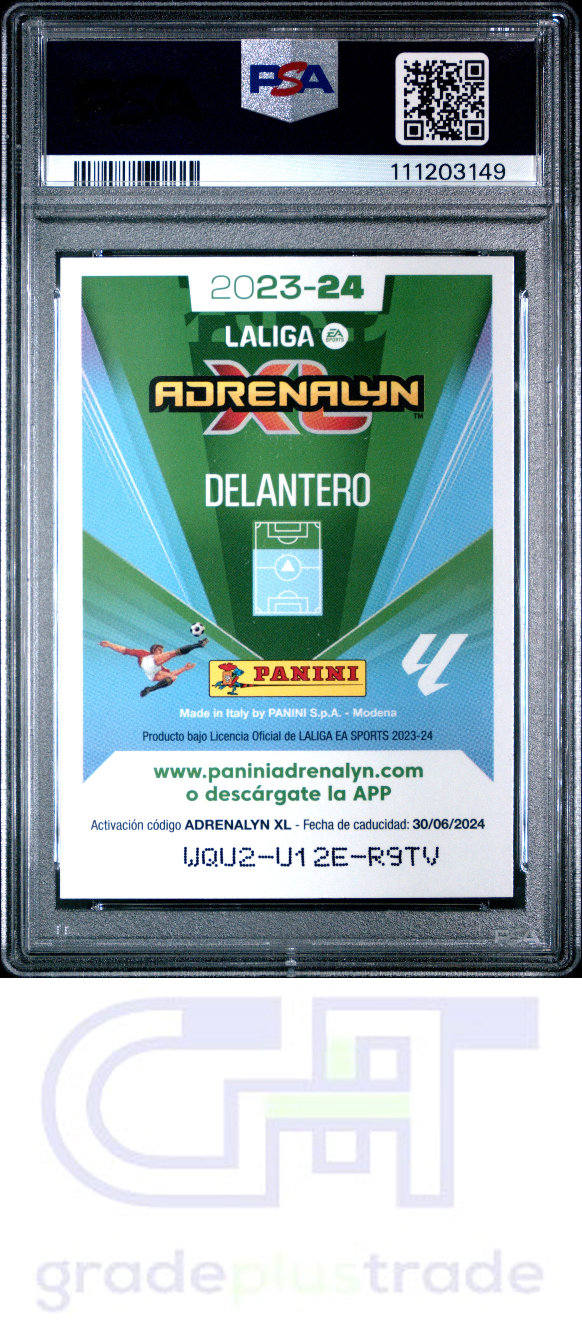2023 Panini Adrenalyn Xl Laliga Edicion Limitada Lamine Yamal RC PSA 9