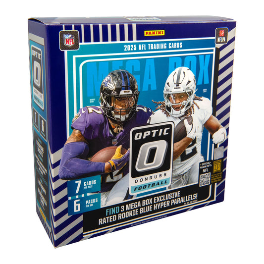 2025 Panini Donruss Optic Football Mega Box *Blue Hyper Paralells*