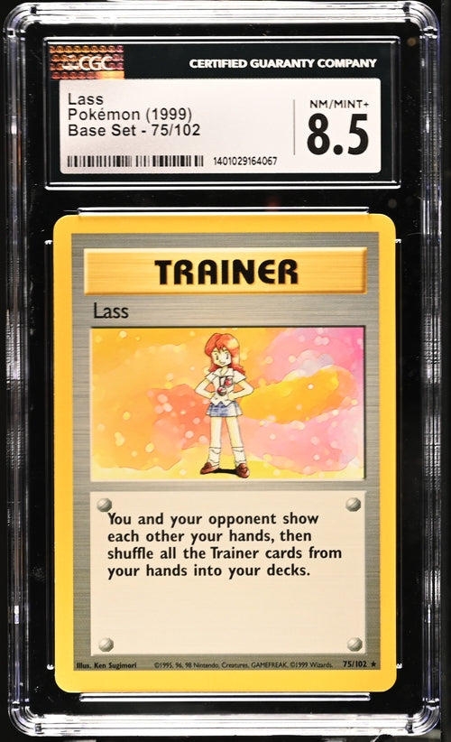 1999 Pokemon Base Set #075 Lass CGC 8.5