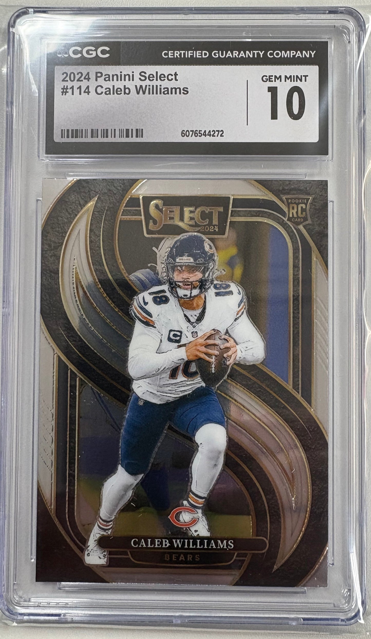 2024 Panini Select Caleb Williams CGC Gem Mint 10